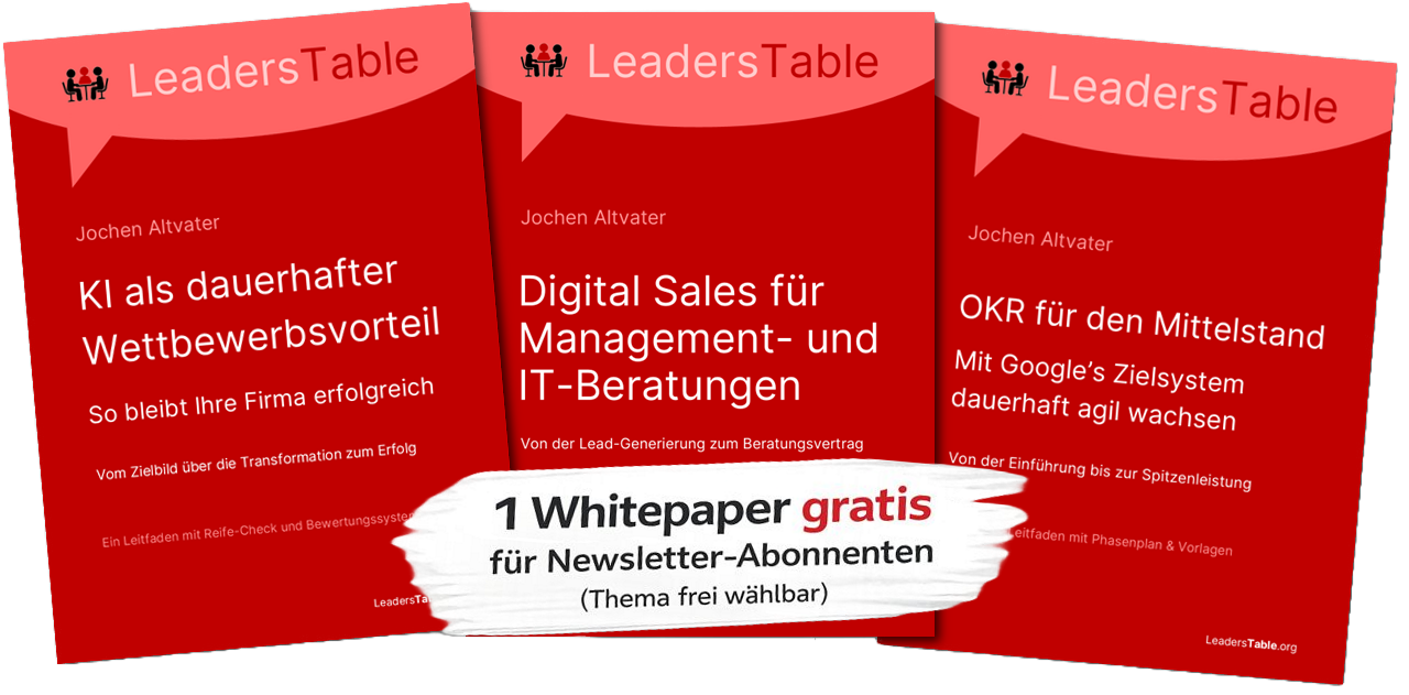 1 Whitepaper gratis für Newsletter-Abonnenten